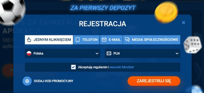 Rejestracja nowego konta